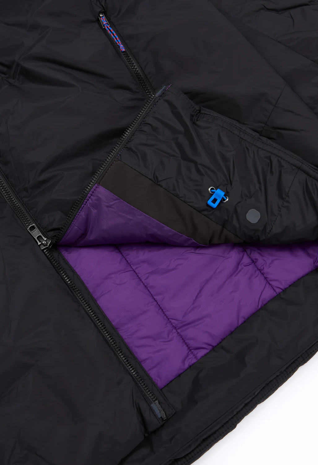 Patagonia Men's DAS Parka - Black / P6 Blue - Image 7
