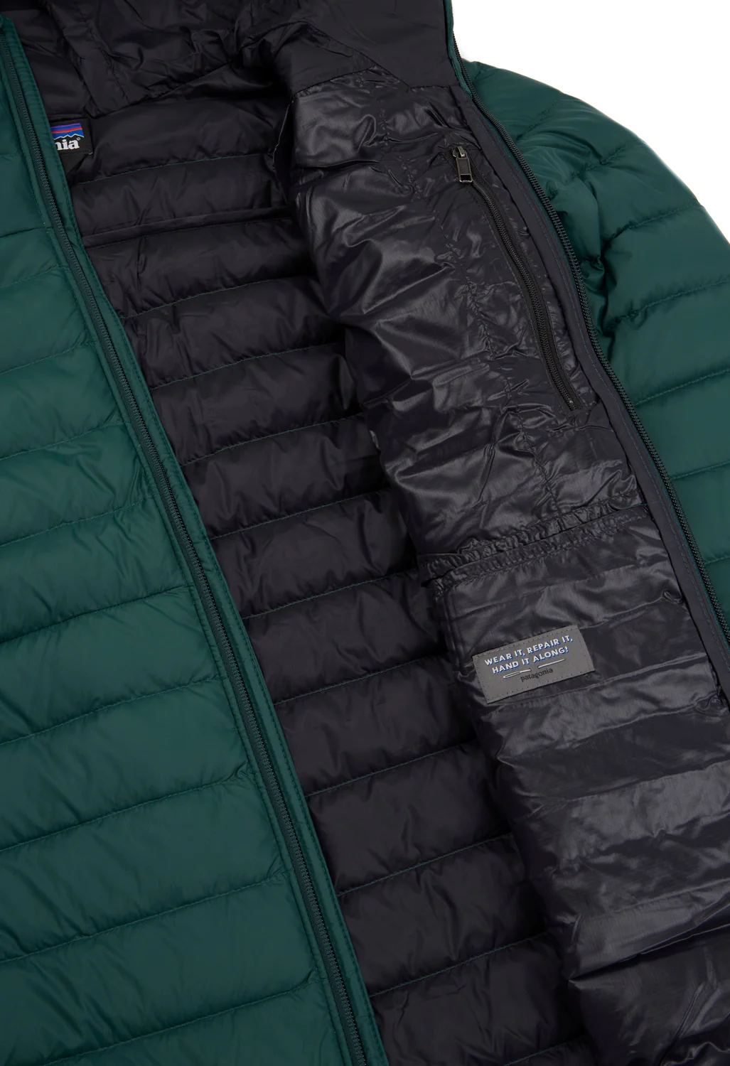 Patagonia Men's Down Hoody - Cascade Green - Image 5
