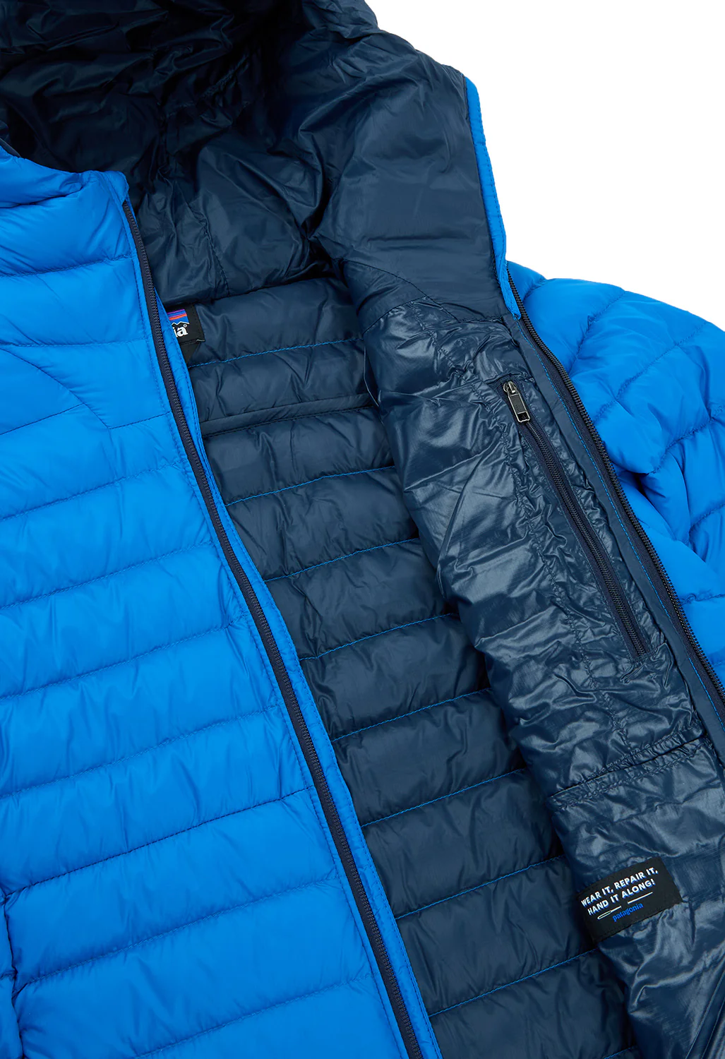 Patagonia Men's Down Sweater Hoodie - Endless Blue - Image 5
