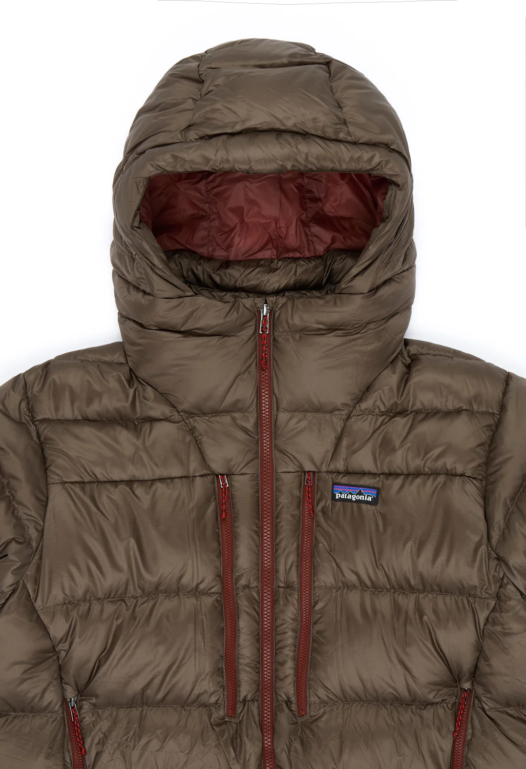 Patagonia Men's Fitz Roy Down Hoody - Marlow Brown - Image 3