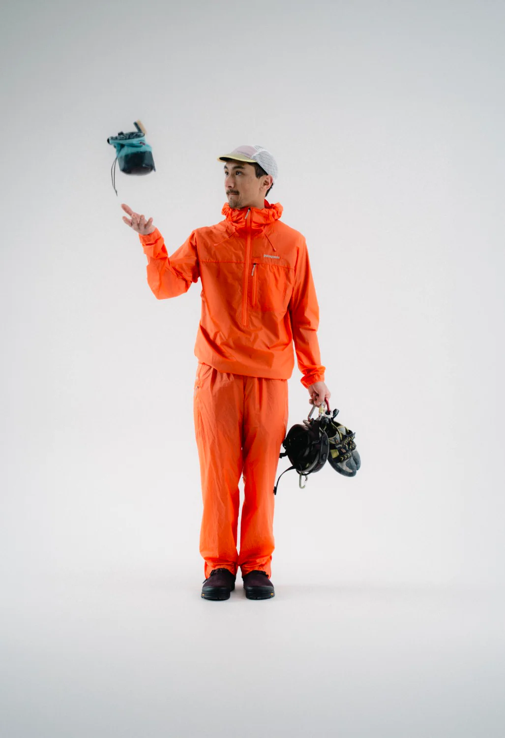Patagonia Men's Houdini Rock Jacket - Orange Peel - Image 9