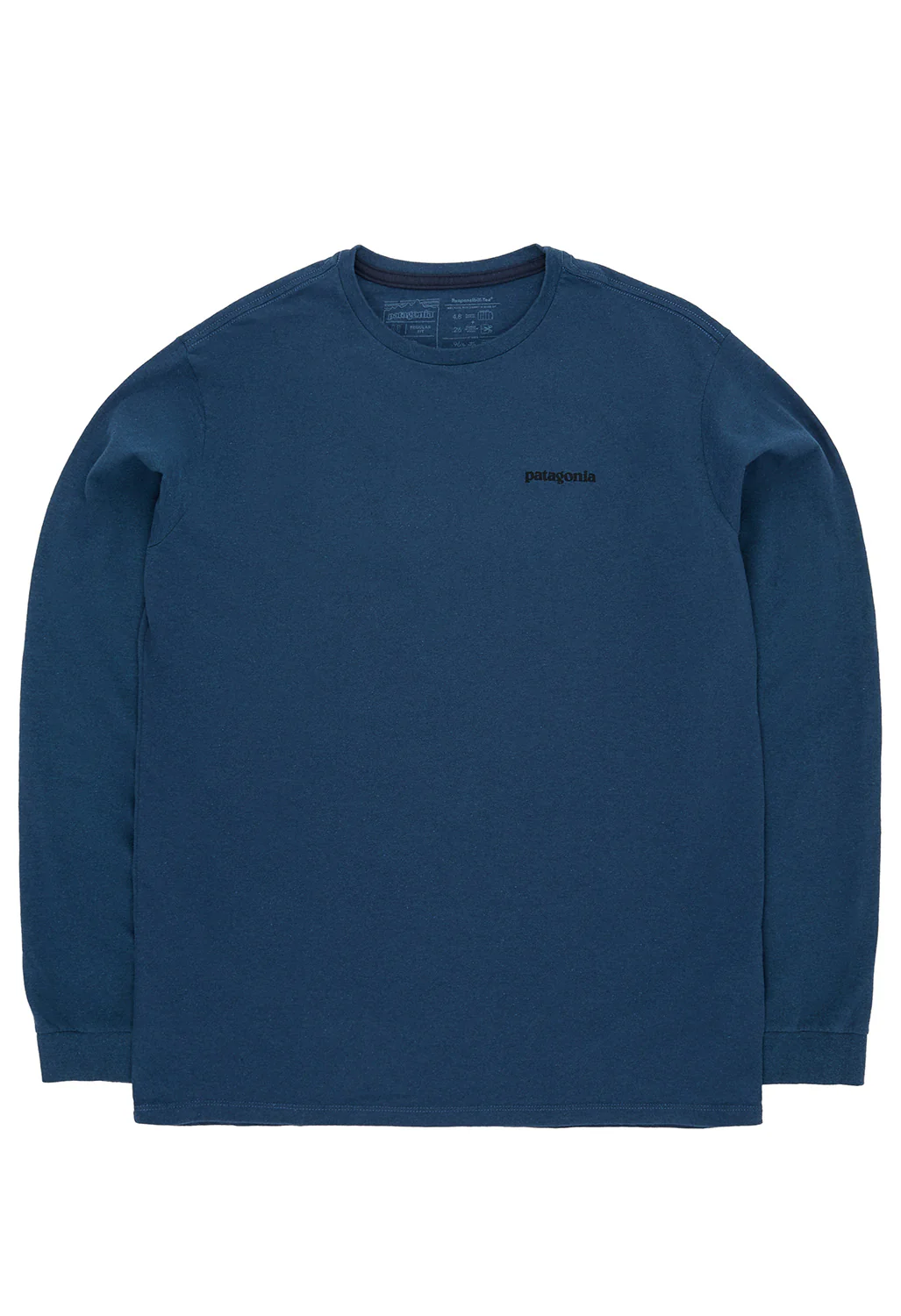 Patagonia Men's P-6 Logo Long Sleeve Responsibili-Tee - Utility Blue - Image 2