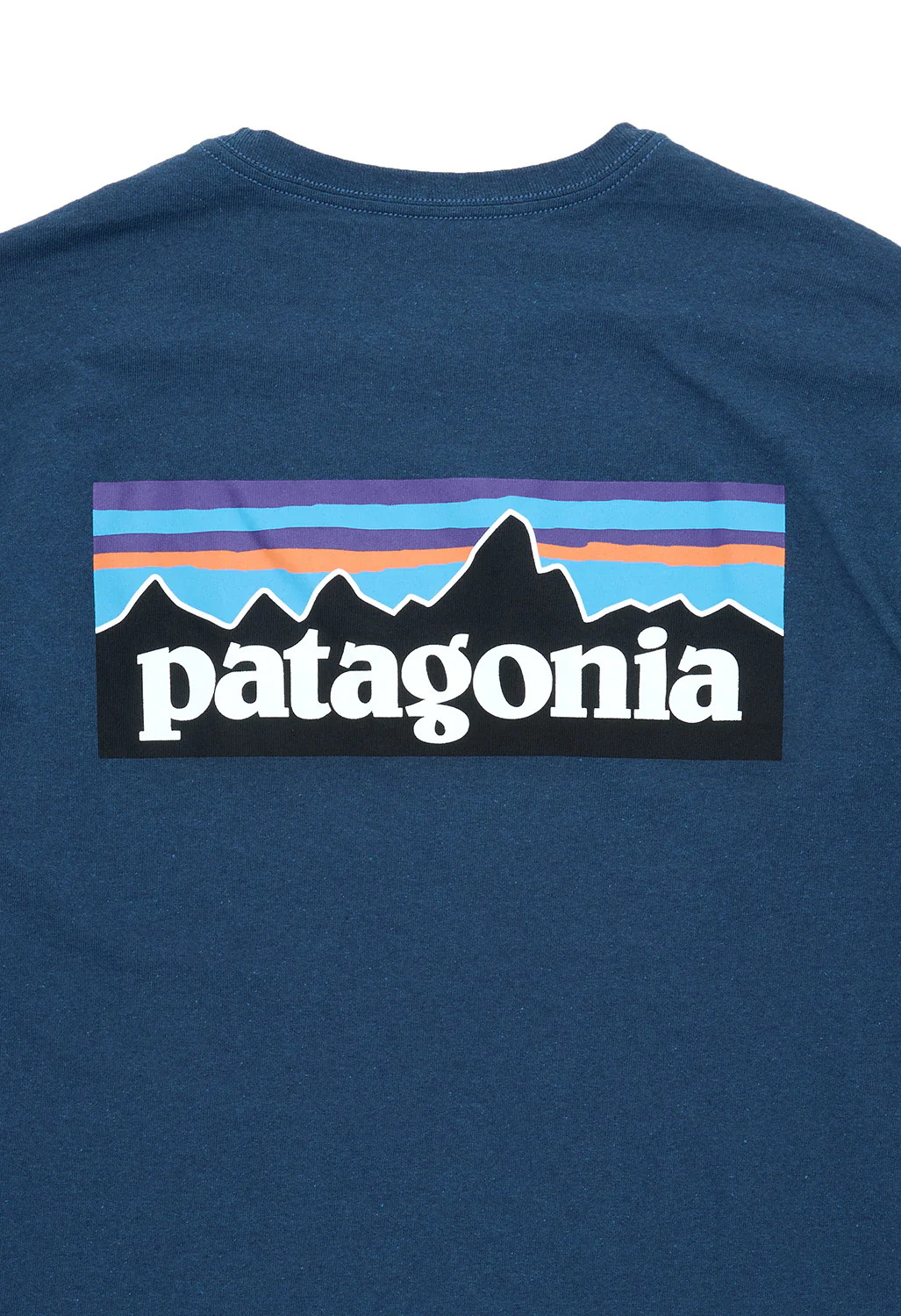 Patagonia Men's P-6 Logo Long Sleeve Responsibili-Tee - Utility Blue - Image 3