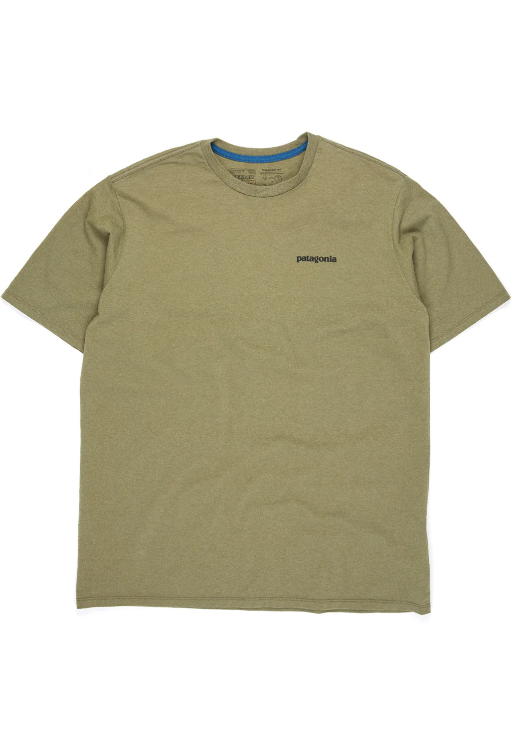 Patagonia Men's P-6 Logo Responsibili-Tee - Salvia Green - Image 2