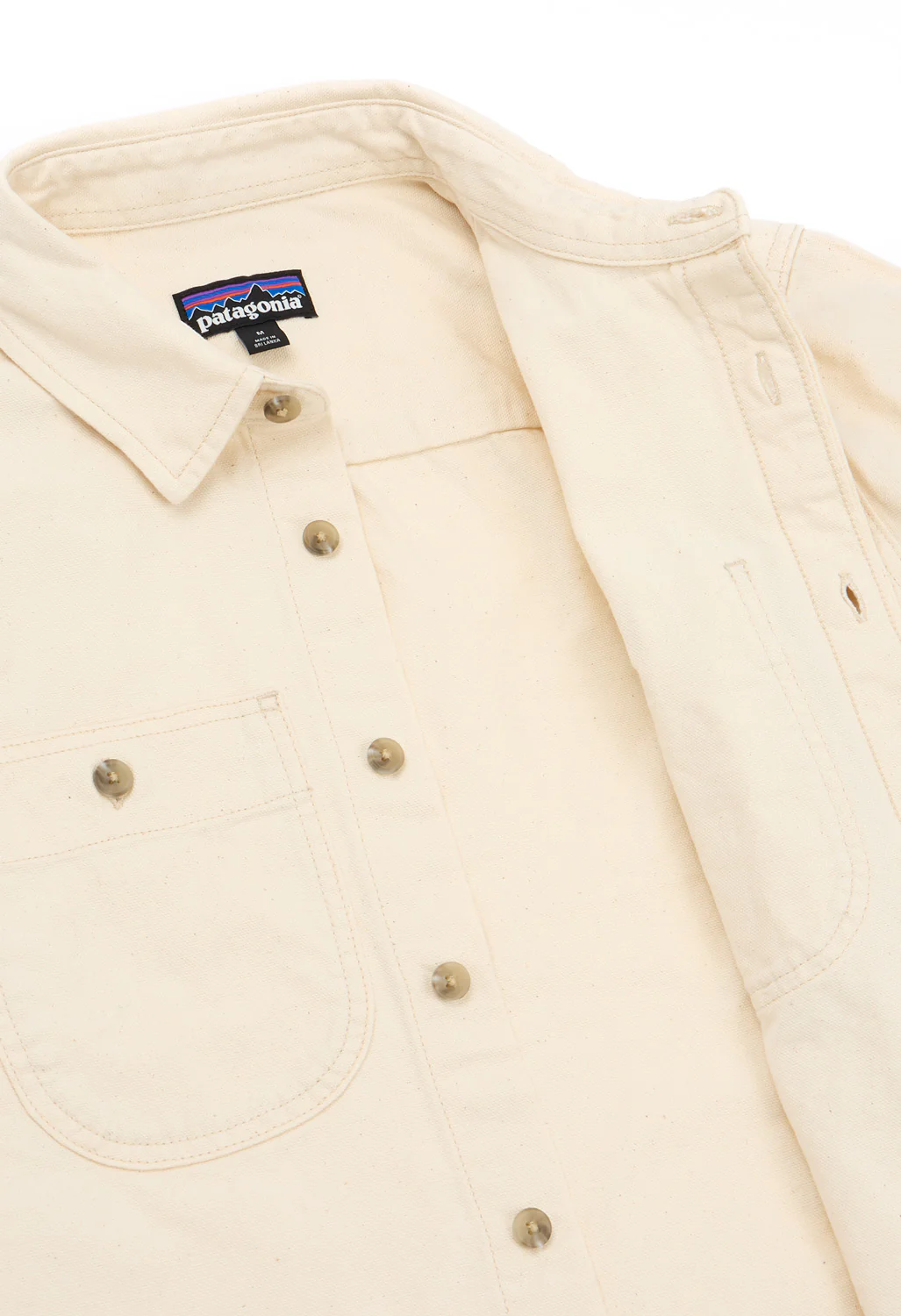 Patagonia Men's Point Reyes Canvas Shirt - Undyed Natural - Image 4