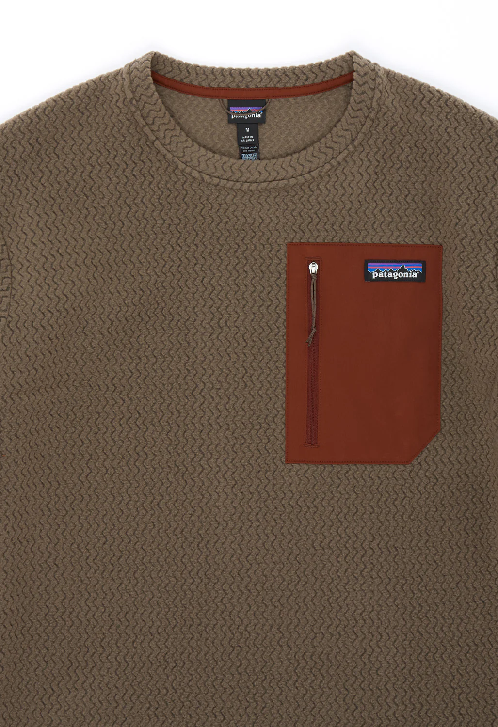 Patagonia Men's R1 Air Crew - Marlow Brown - Image 3