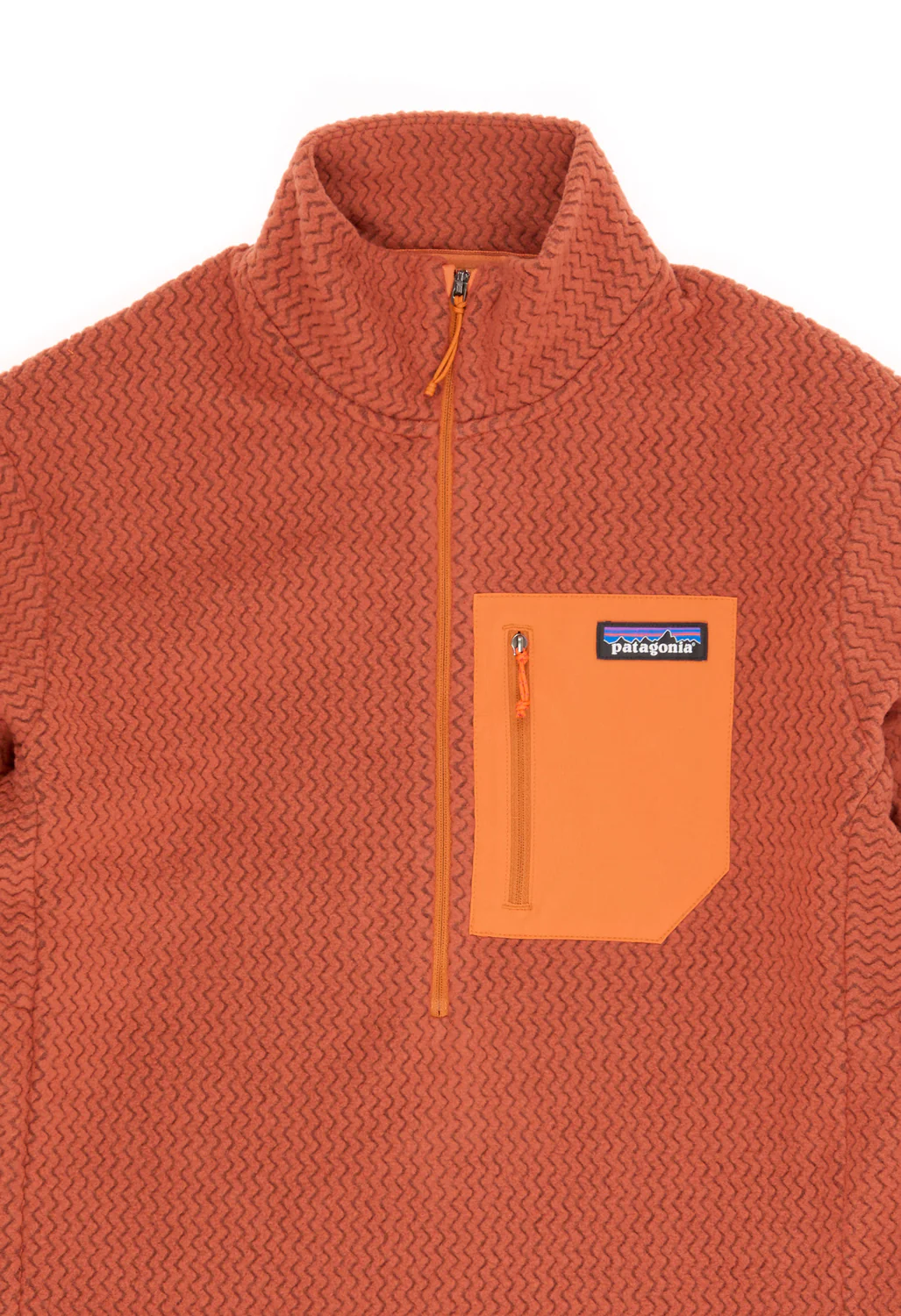 Patagonia Men's R1 Air Zip Neck - Burnished Red - Image 3