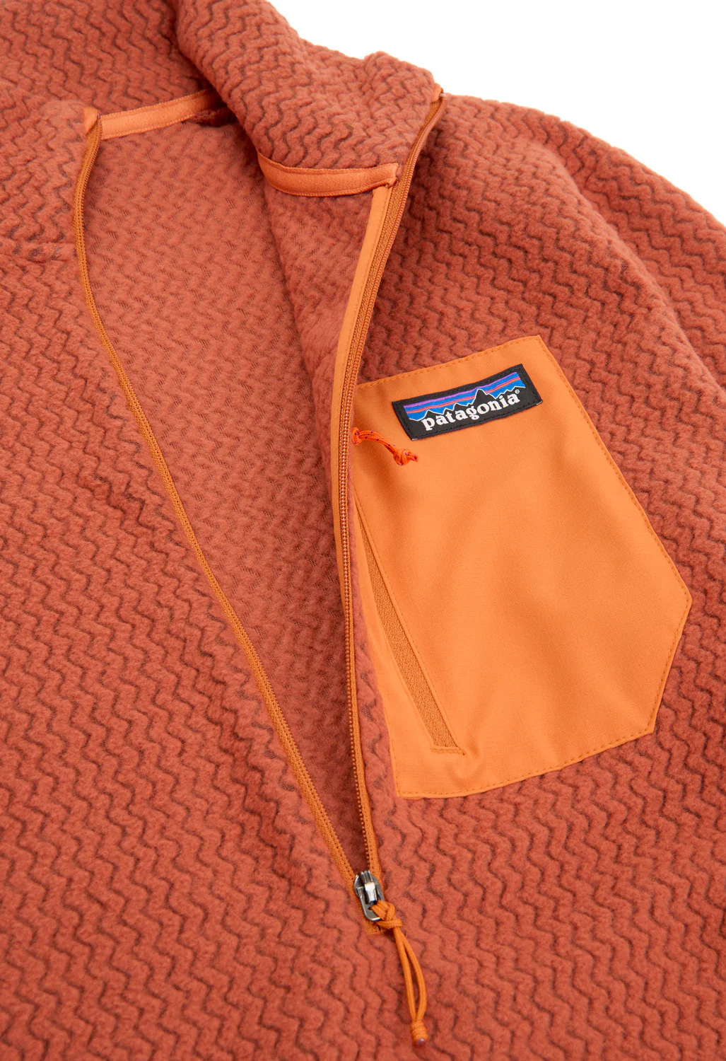 Patagonia Men's R1 Air Zip Neck - Burnished Red - Image 5