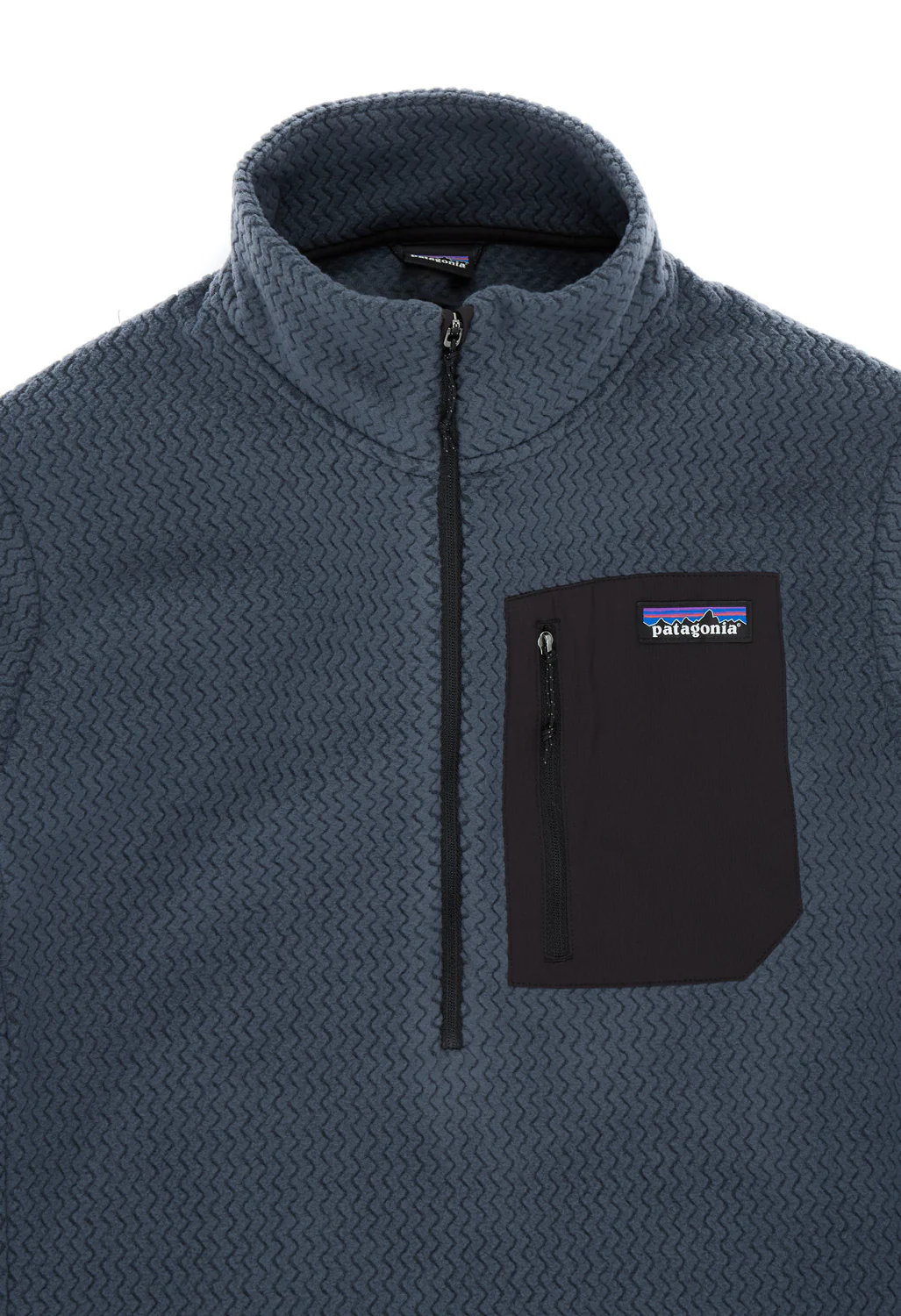 Patagonia Men's R1 Air Zip Neck - Smoulder Blue - Image 3