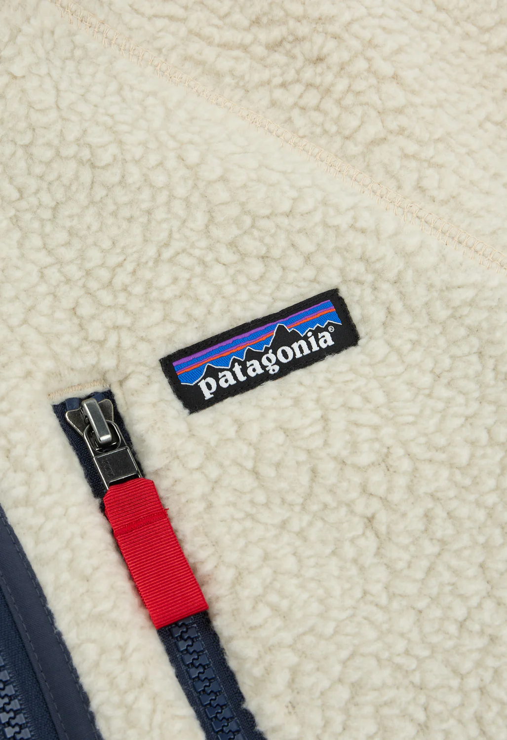 Patagonia Men's Retro Pile Jacket - Pelican / Smolder Blue - Image 4