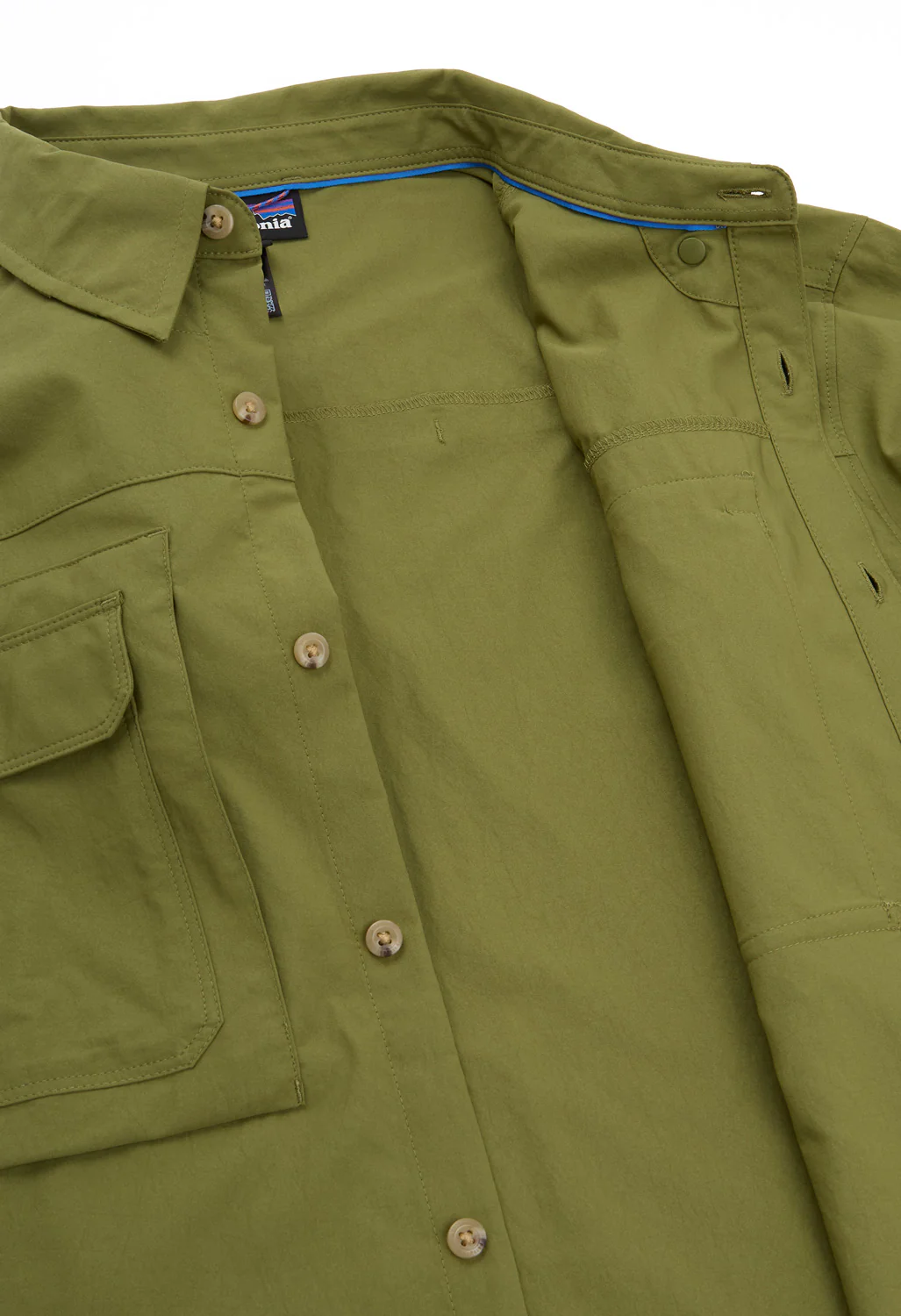 Patagonia Men's Self Guided Sun Long Sleeve Shirt - Caper Green - Image 5