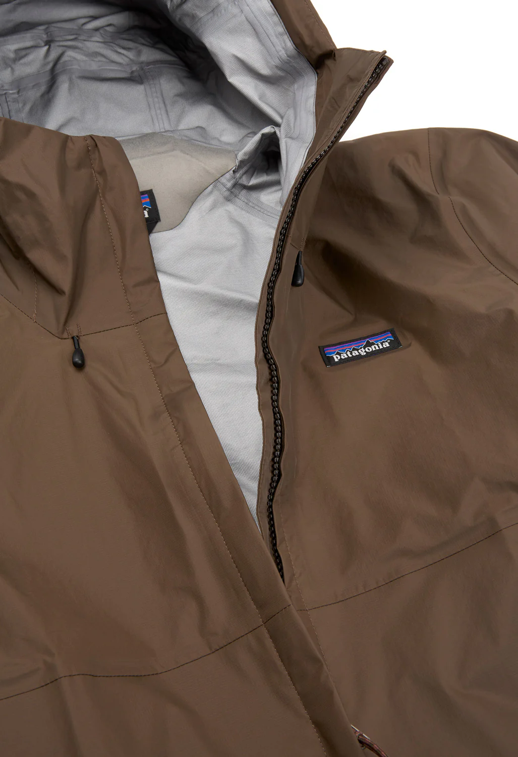 Patagonia Men's Torrentshell 3L Rain Jacket - Dark Walnut - Image 5
