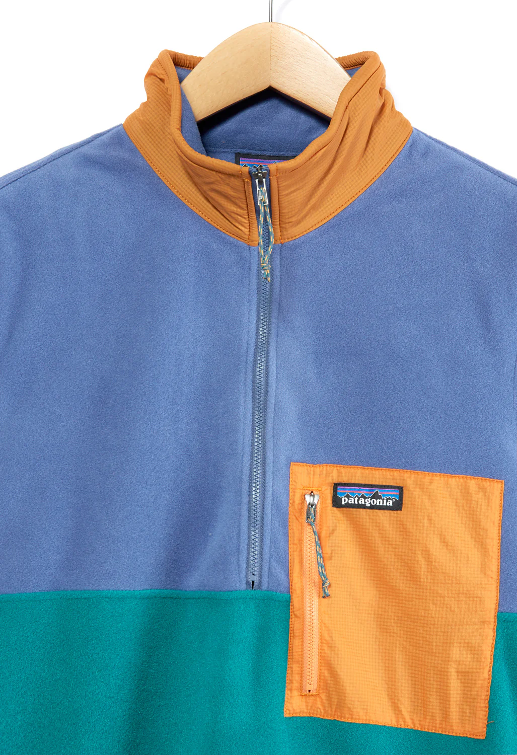 Patagonia Microdini Men's 1/2 Zip Pullover - Borealis Green - Image 3
