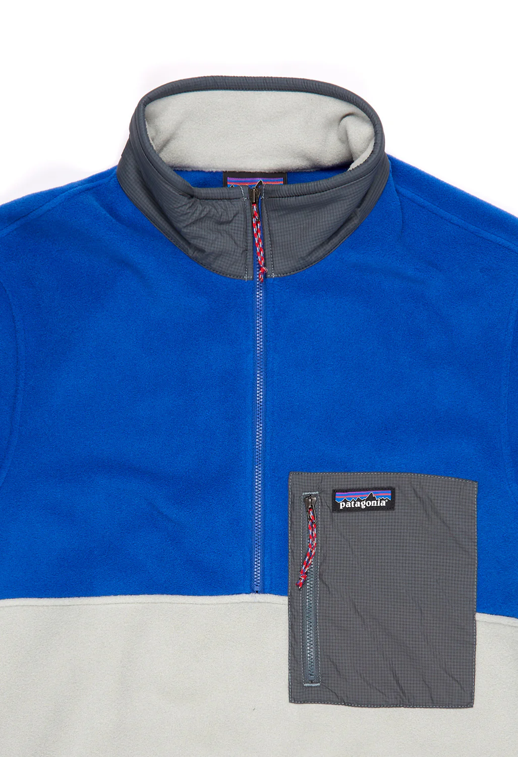 Patagonia Microdini Men's 1/2 Zip Pullover - Sleet Green - Image 3