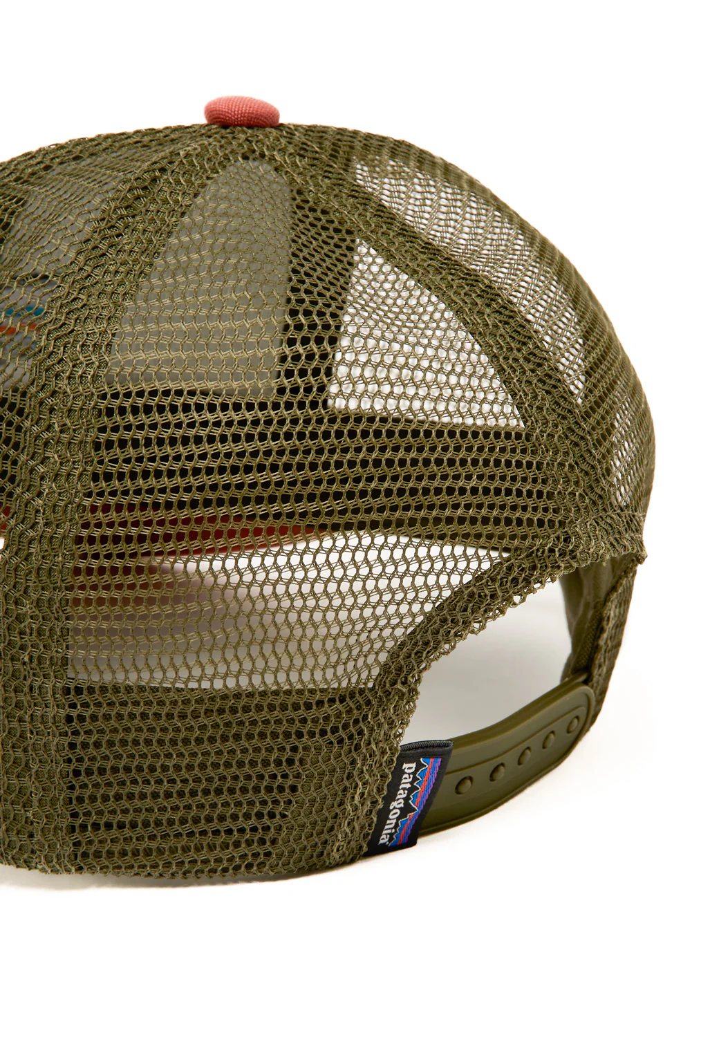 Patagonia P-6 Logo LoPro Trucker Hat - Birch White - Image 4