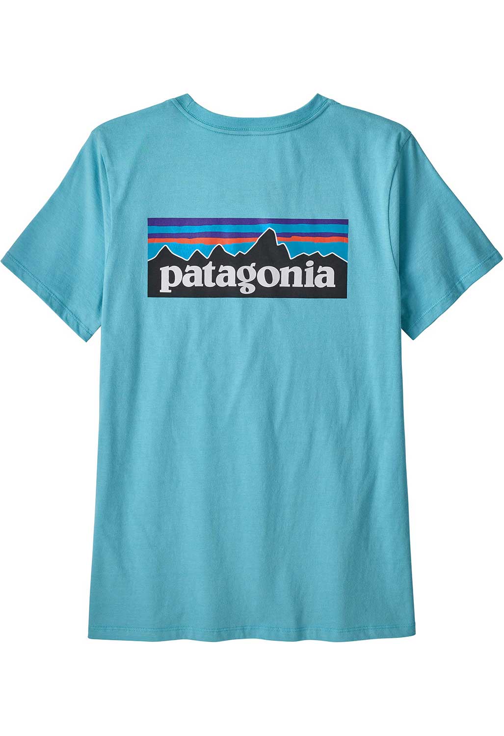 Patagonia P-6 Organic Women's Crew T-Shirt - Iggy Blue - Image 2