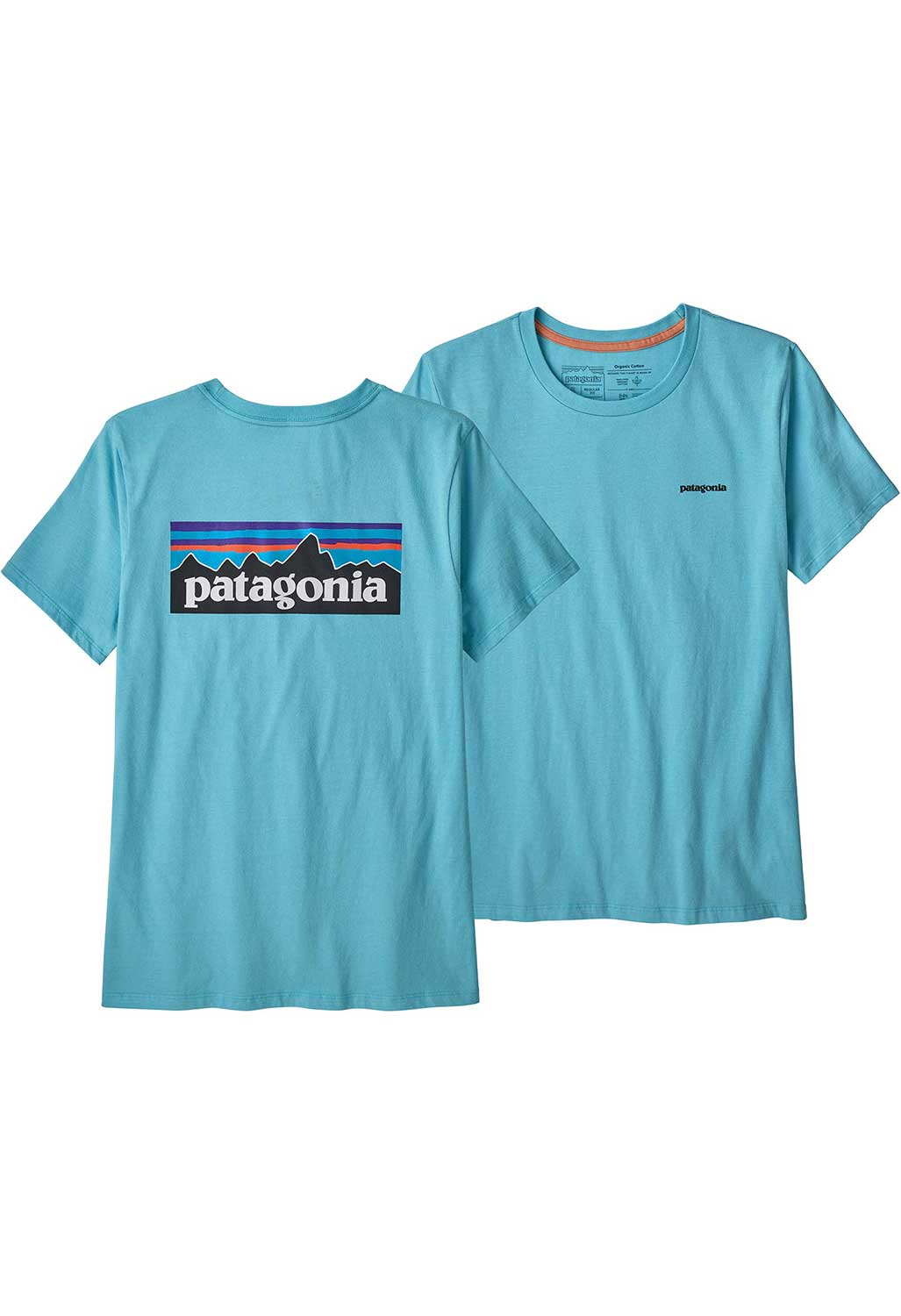 Patagonia P-6 Organic Women's Crew T-Shirt - Iggy Blue - Image 3