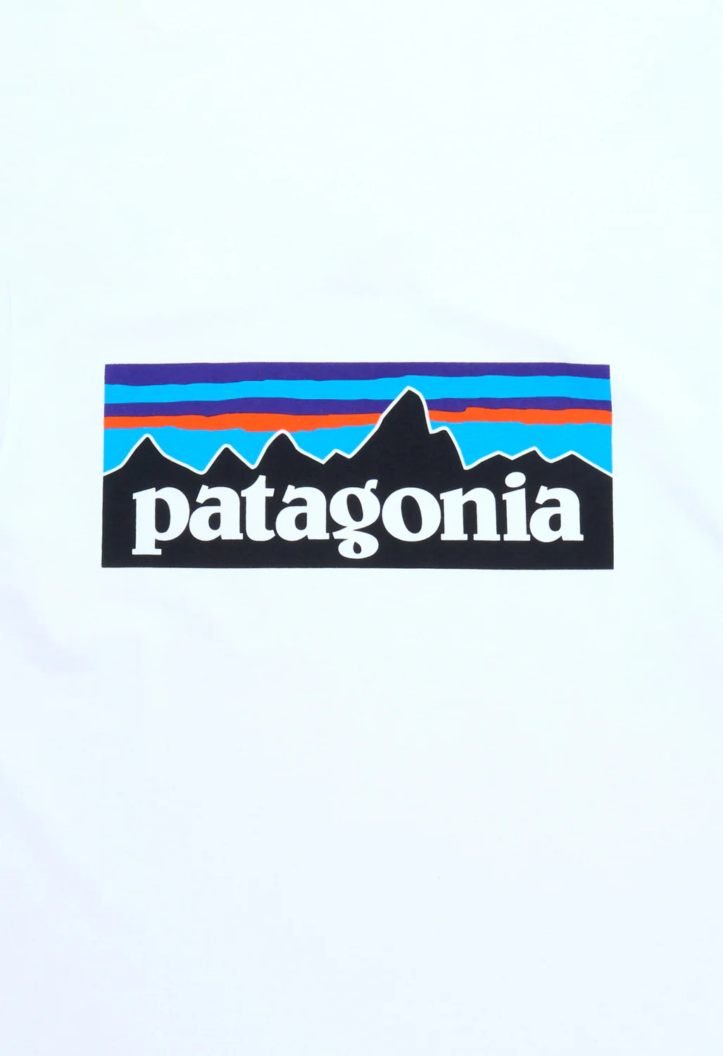 Patagonia P6 Logo Men's Responsibili-Tee - Logo White - Image 4