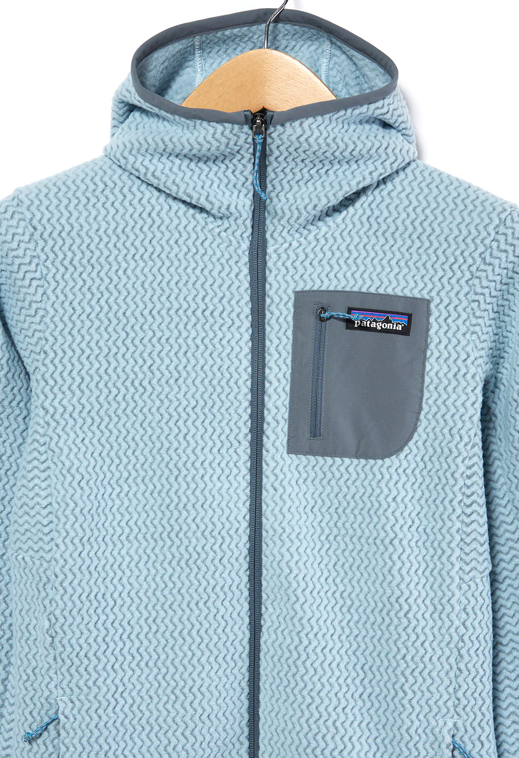 Patagonia R1 Air Full Zip Women's Hoodie - Steam Blue - Image 3