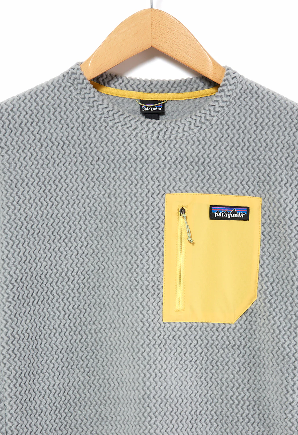 Patagonia R1 Air Men's Crew - Salt Grey - Image 3