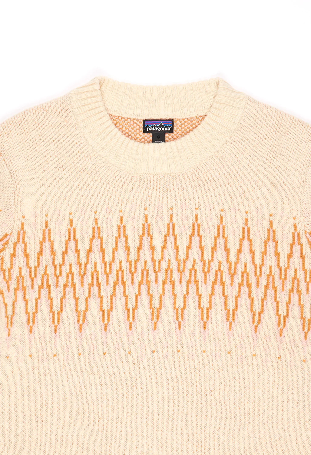 Patagonia Recycled Wool  Crewneck Sweater - Sea Song: Natural - Image 3