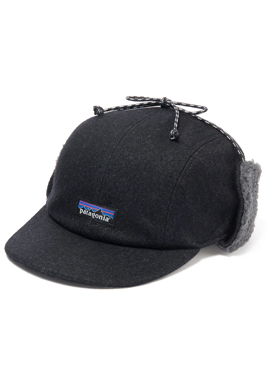 Patagonia Recycled Wool Earflap Cap - Forge Grey