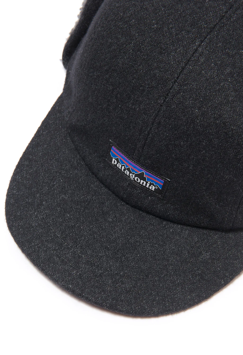 Patagonia Recycled Wool Earflap Cap - Forge Grey - Image 2