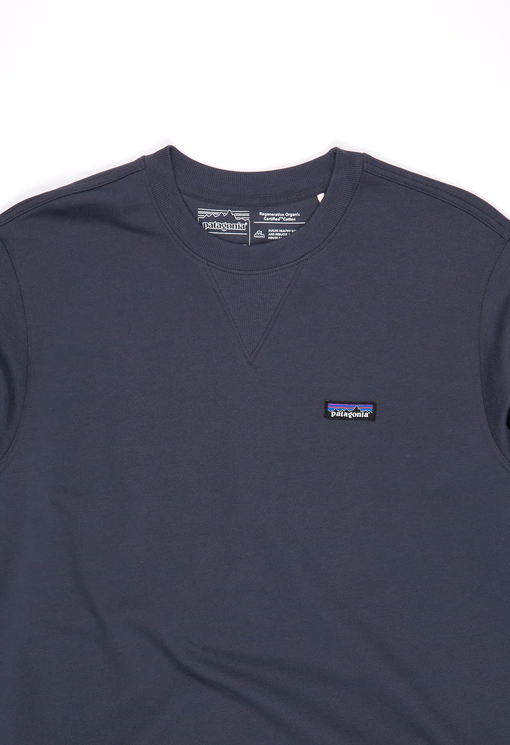 Patagonia Regen Cotton Men's Crewneck Sweatshirt - Ink/Smolder - Image 3