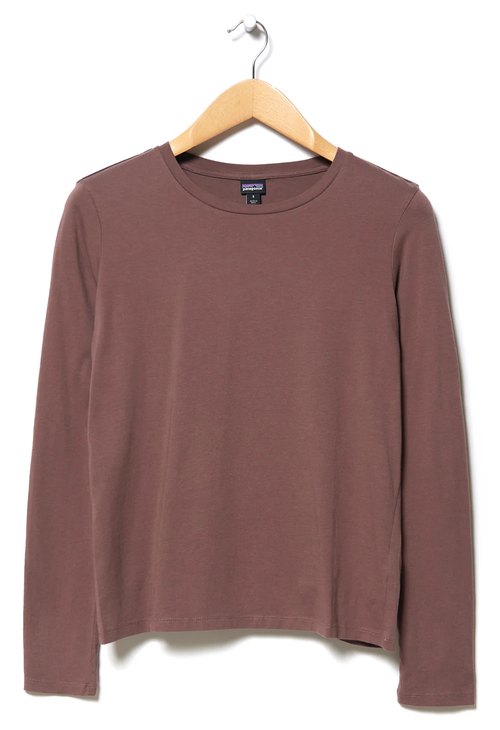 Patagonia Regen Organic Cotton Women's Long Sleeve T-Shirt - Dusky Brown
