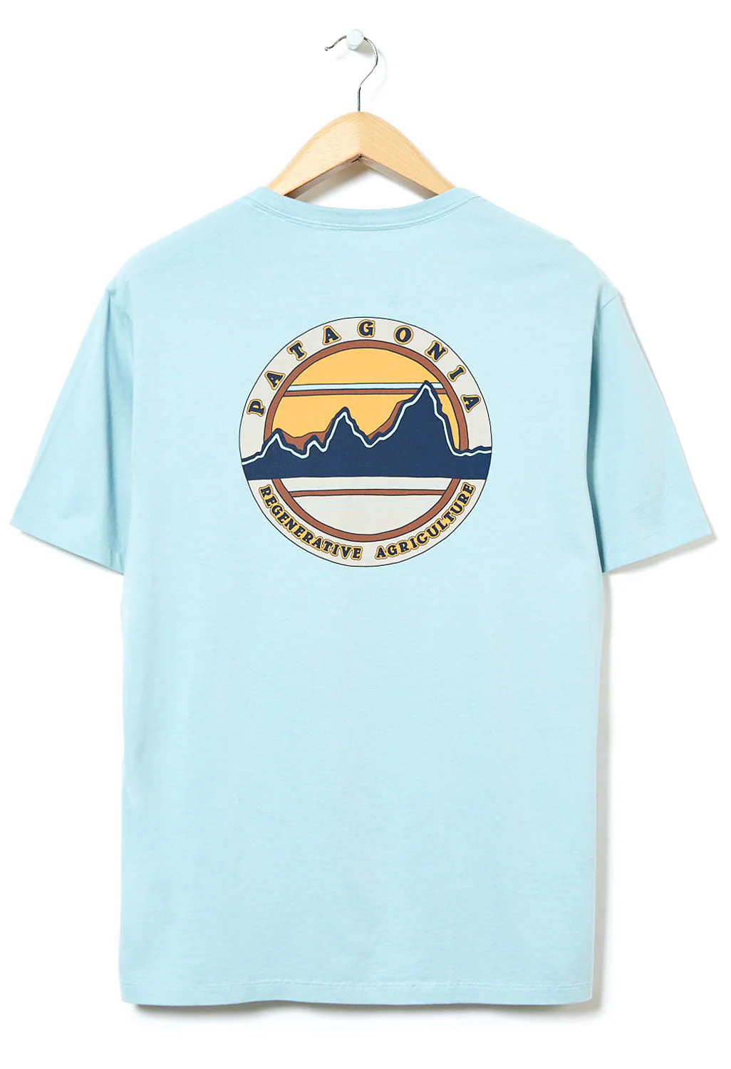 Patagonia Regen Pocket Men's T-Shirt - Big Sky Blue