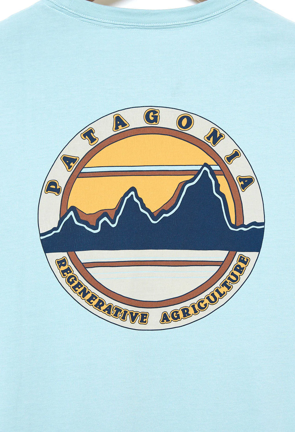 Patagonia Regen Pocket Men's T-Shirt - Big Sky Blue - Image 5