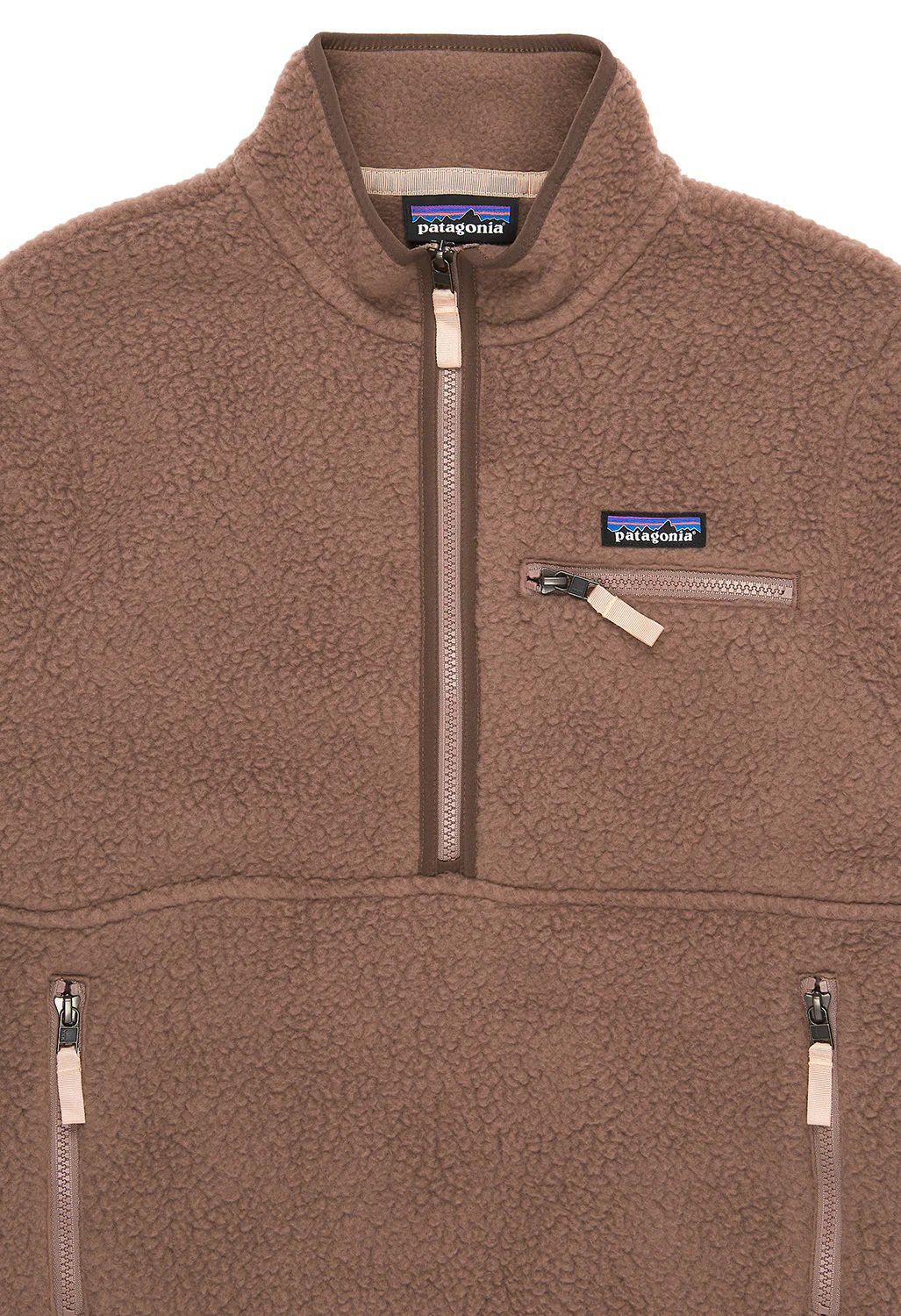 Patagonia Retro Pile Marsupial Women's Fleece Jacket - Dusky Brown - Image 3