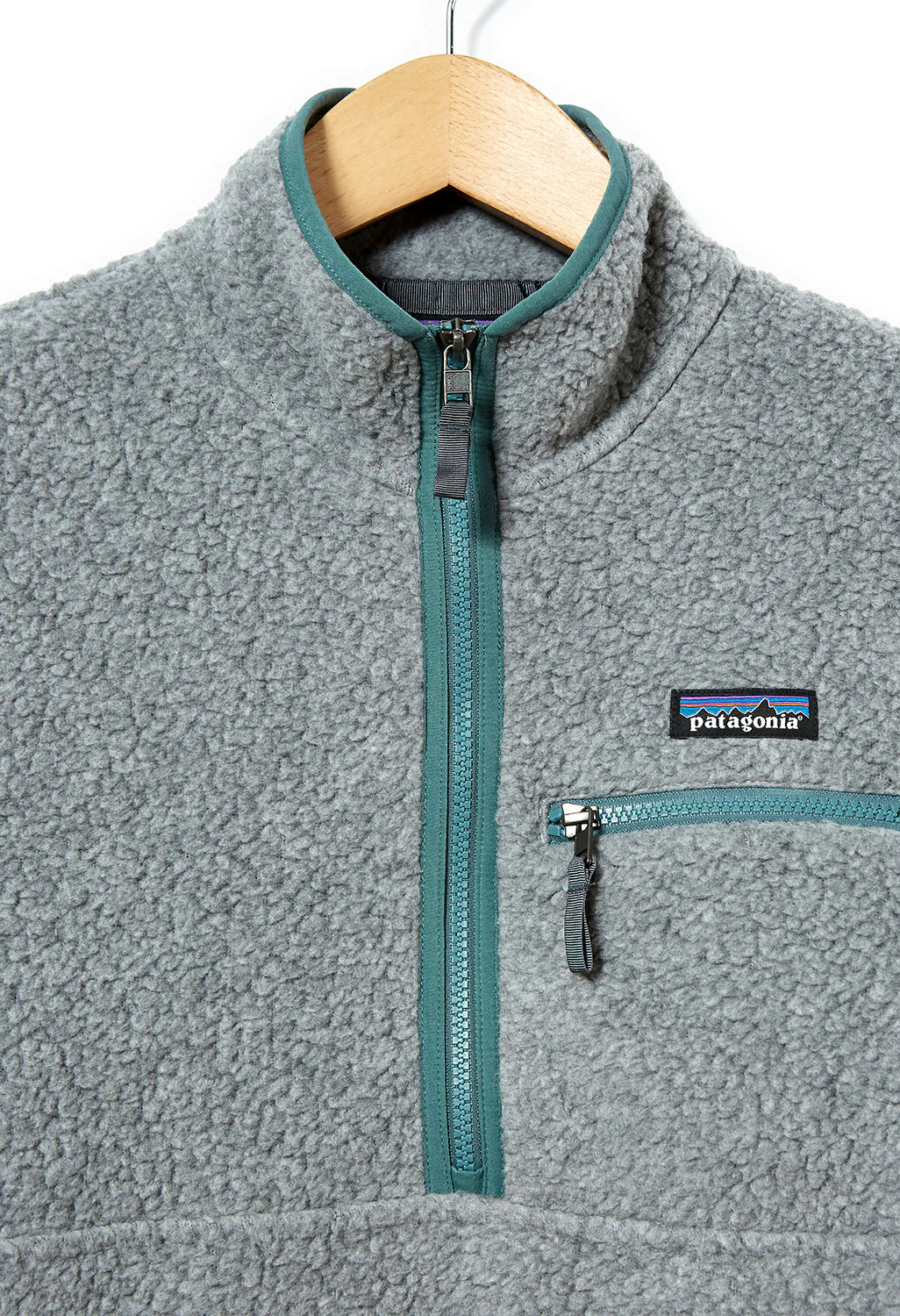 Patagonia Retro Pile Marsupial Women's Fleece Jacket - Grey - Image 3