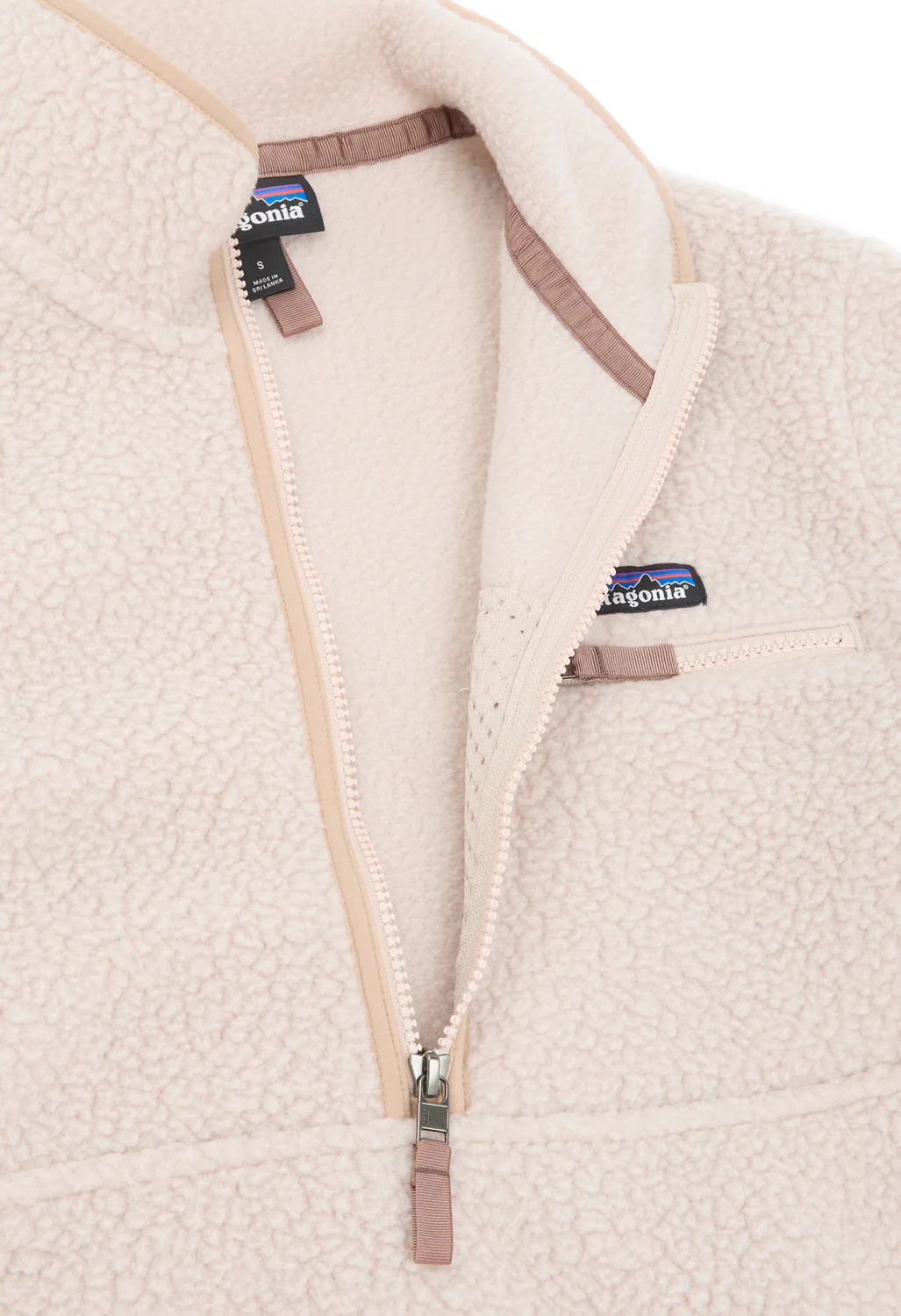 Patagonia Women's Retro Pile Marsupial Fleece - Shroom Taupe - Image 5