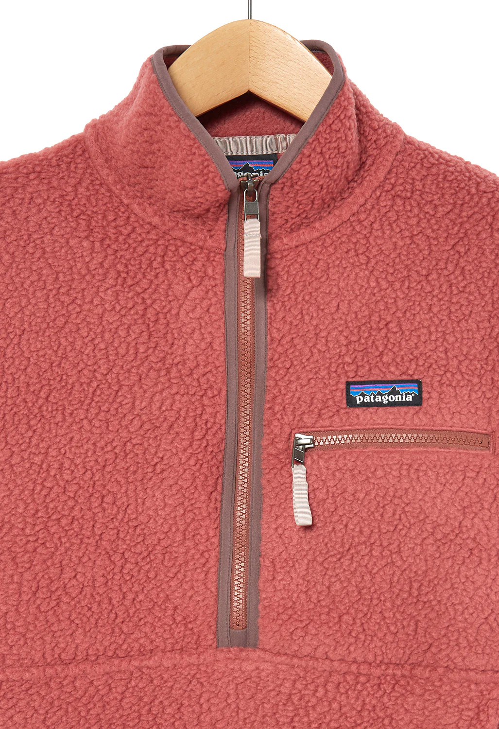 Patagonia Retro Pile Marsupial Women's Fleece Jacket - Rosehip - Image 3