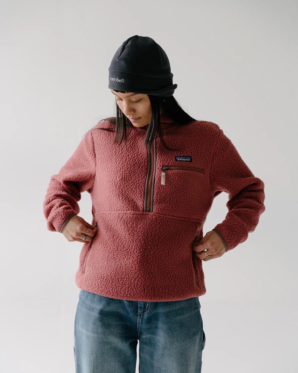 Patagonia Retro Pile Marsupial Women's Fleece Jacket - Rosehip - Image 5