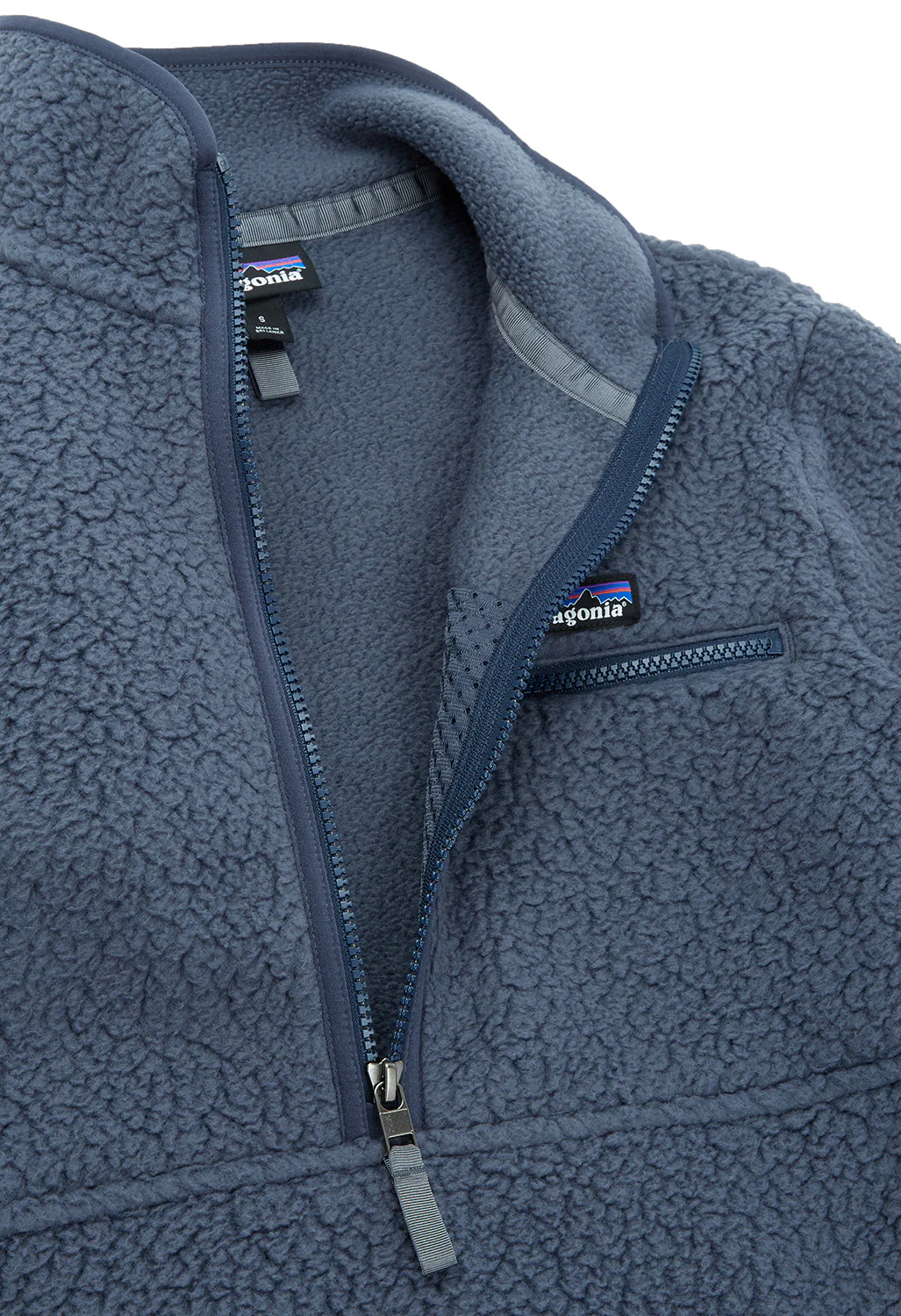 Patagonia Women's Retro Pile Marsupial Fleece - Smolder Blue - Image 5