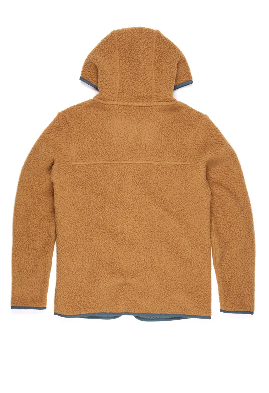 Patagonia Retro Pile Women's Hoodie - Nest Brown w/Nouveau Green - Image 2