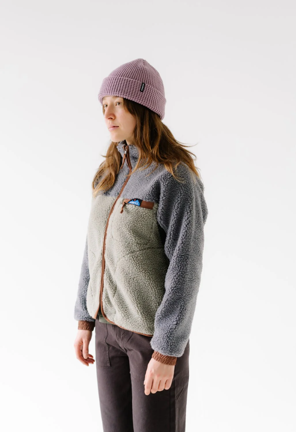 Patagonia Snowdrifter Beanie - Stormy Mauve - Image 4