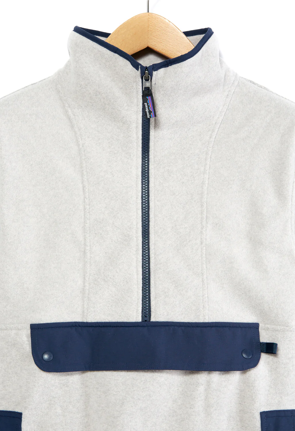 Patagonia Synchilla Men's Anorak - Oatmeal Heather - Image 3