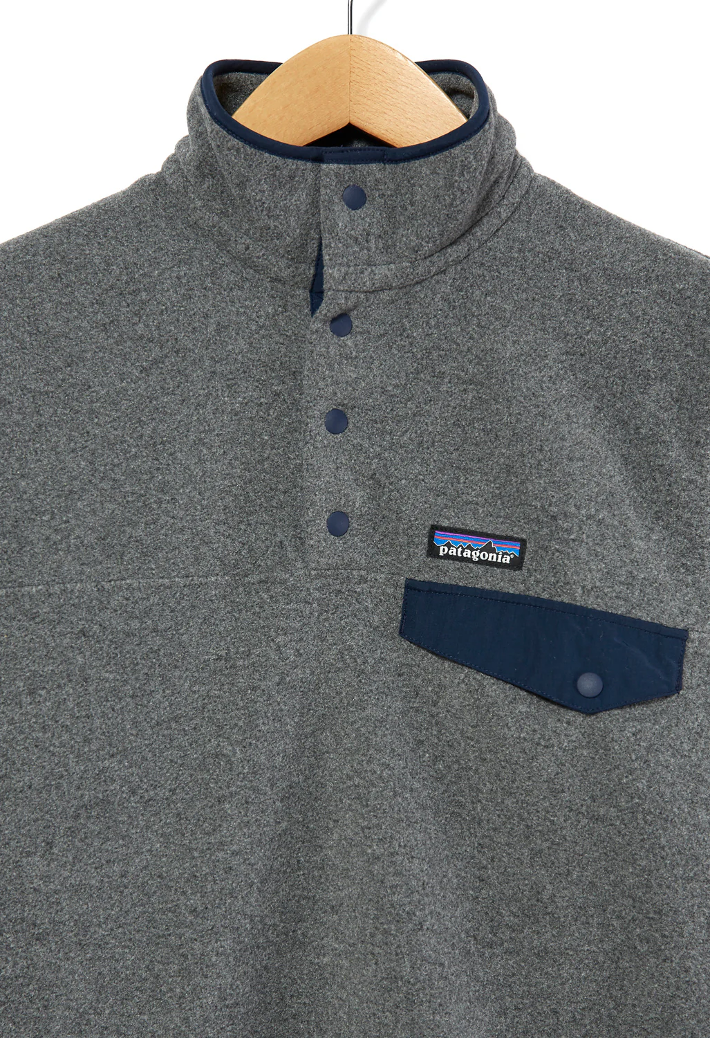 Patagonia Synchilla Snap-T Men's Pullover - Nickel - Image 3