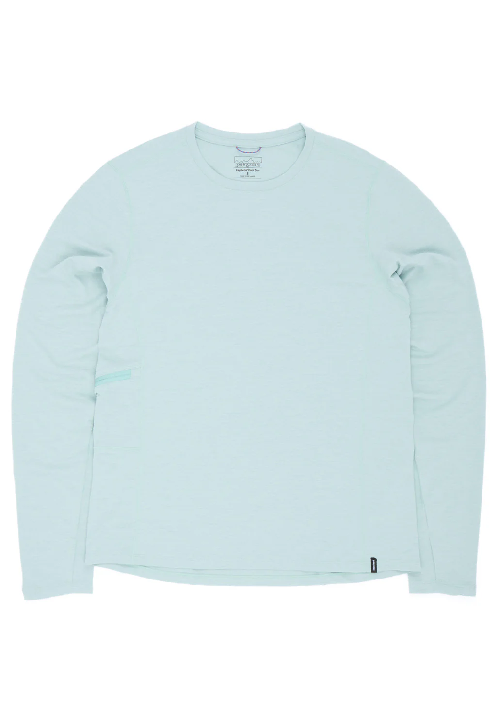 Patagonia Women's Capilene Cool Long Sleeve Sun Shirt - Thermal Blue / Thin Ice X-Dye
