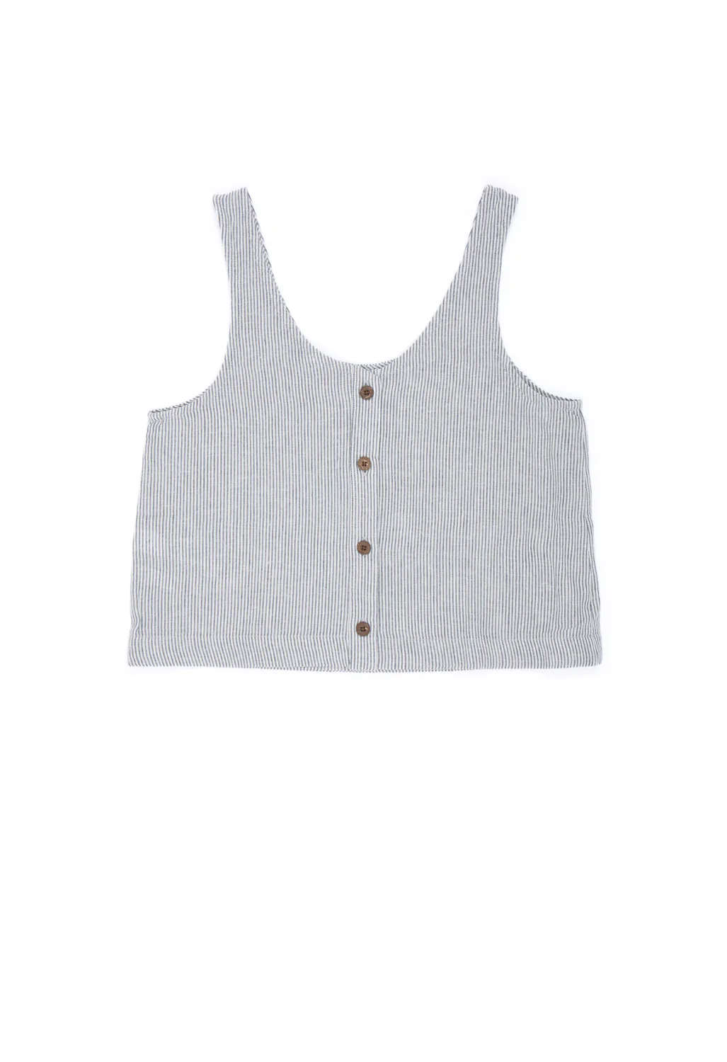 Patagonia Women's Garden Islan Top - Solstice Stripe / Smolder Blue