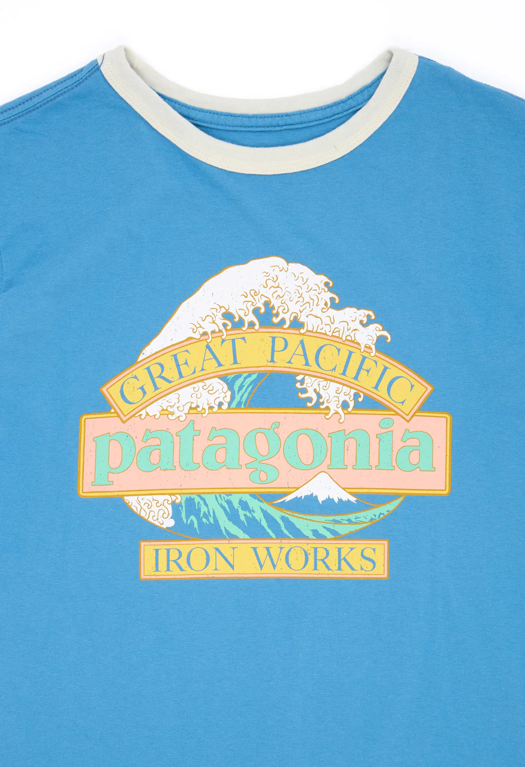 Patagonia Women's Great Waves Ringer Tee - Shore Blue - Image 3