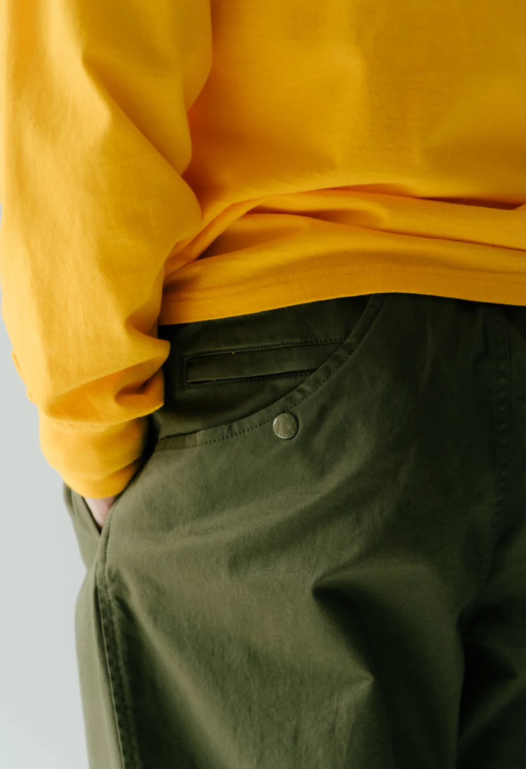 Pilgrim Surf + Supply Men's Salathe Twill Climbing Pants - Olive - Image 6