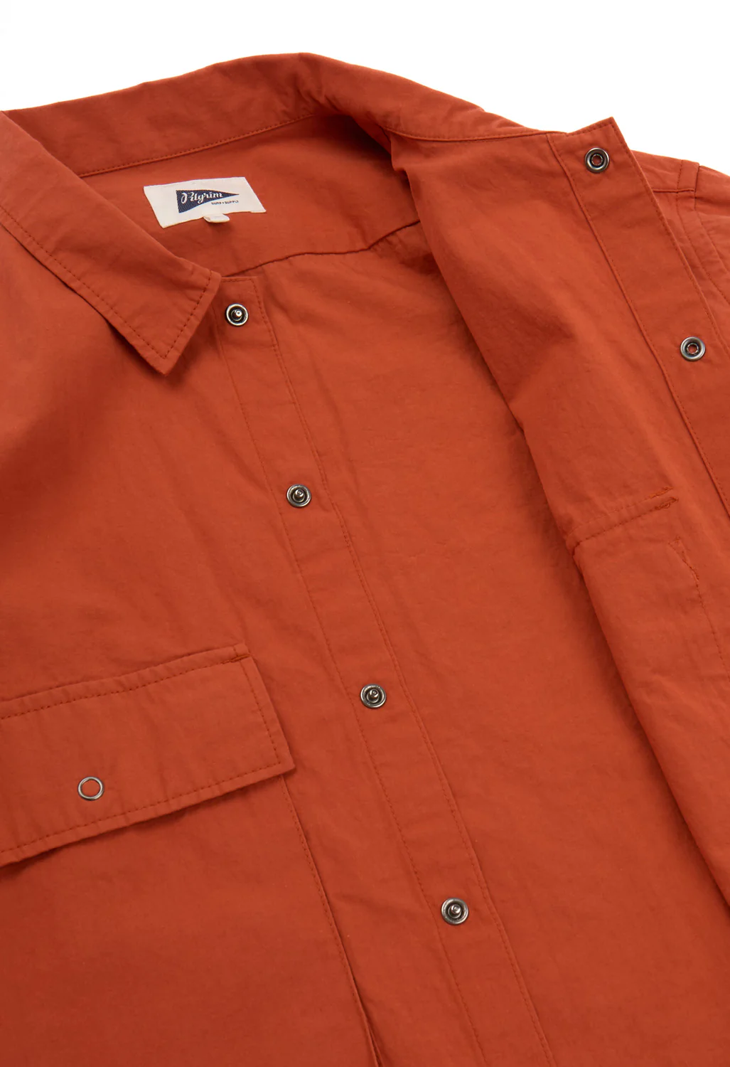 Pilgrim Surf + Supply Men's Ivan Longsleeve Weather Cloth Shirt - Clay - Image 4
