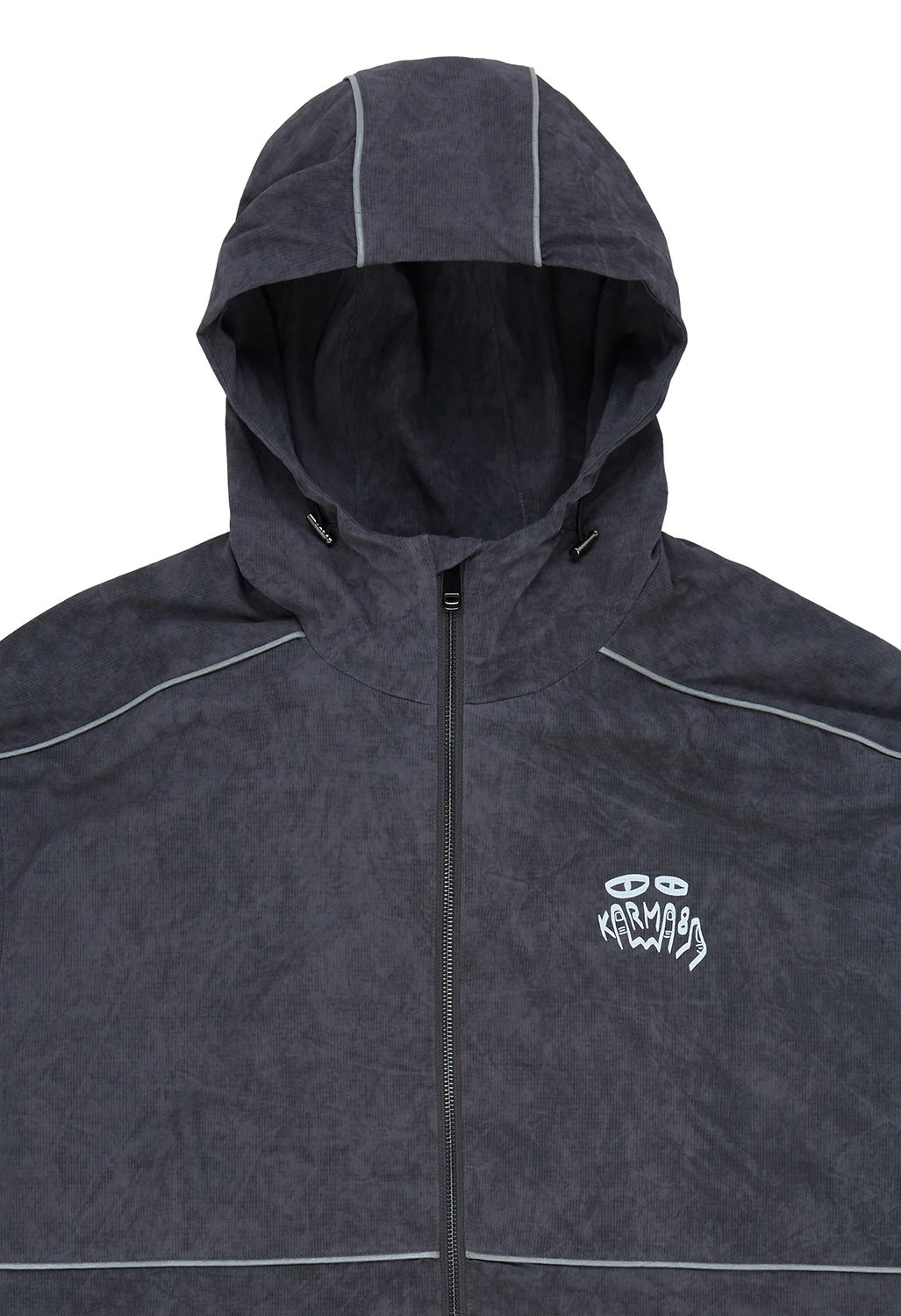 Karma8a Piping Windbreaker - Grey - Image 3