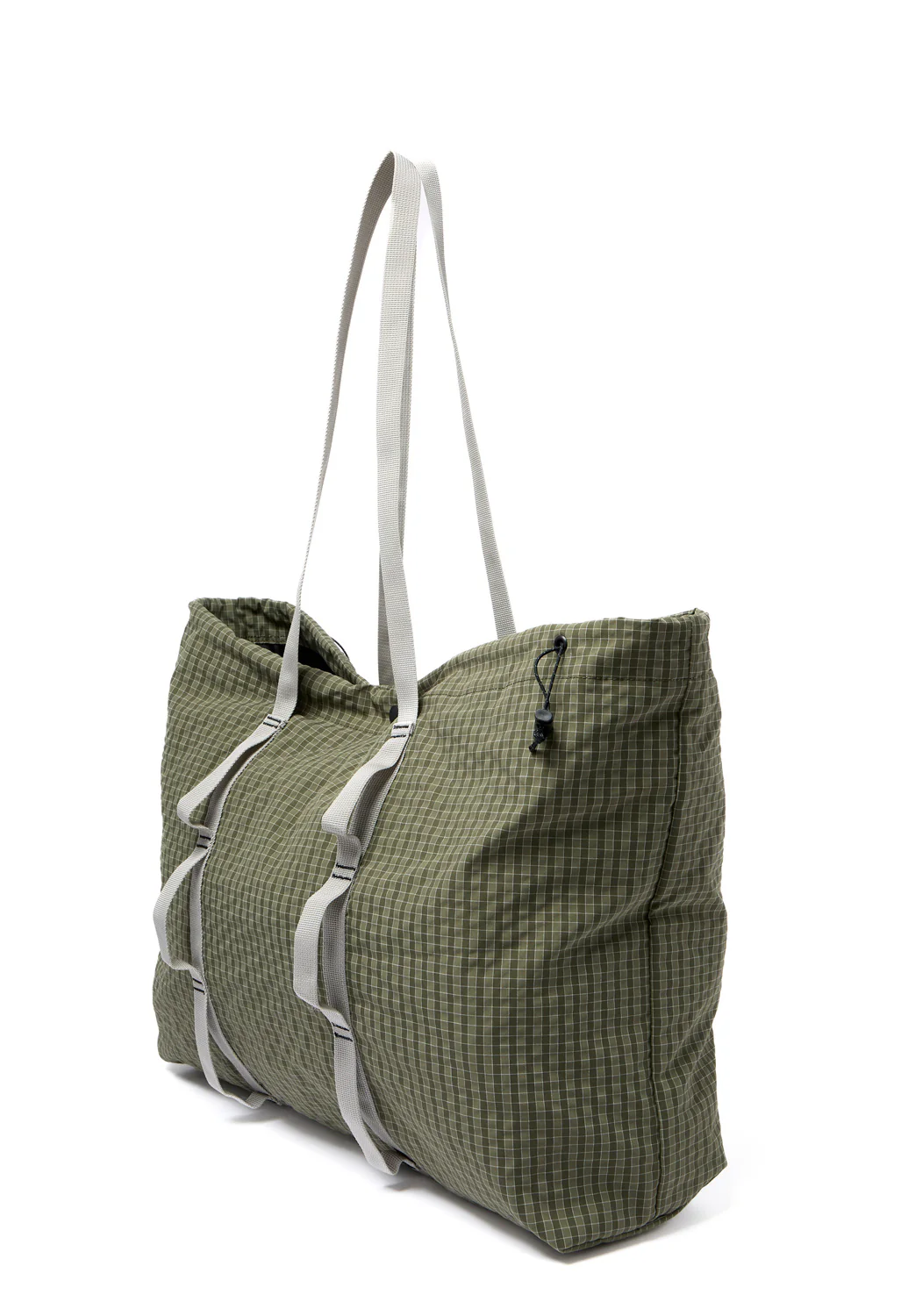 Gramicci Plaid Climbing Tote Bag - Olive - Image 2