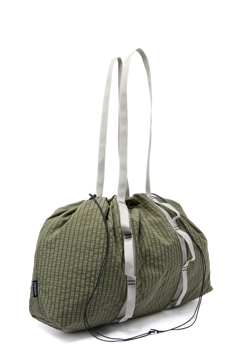Gramicci Plaid Climbing Tote Bag - Olive - Image 3