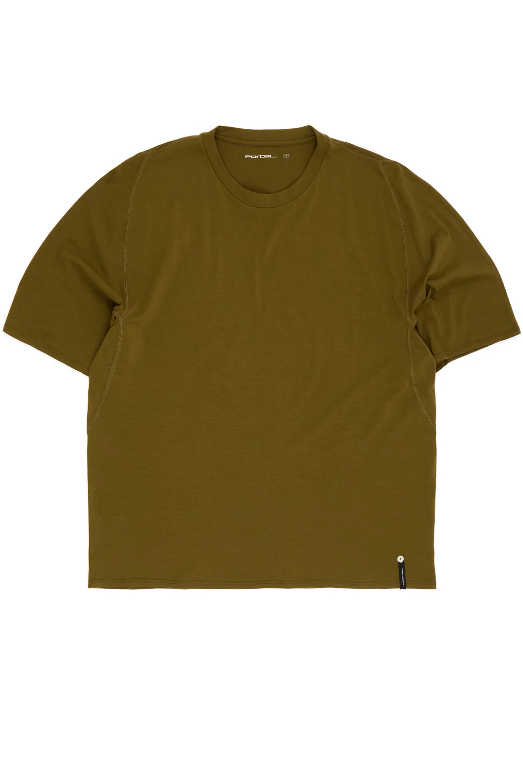 Portal Men's Drift Merino Tee - Dark Olive - Image 10
